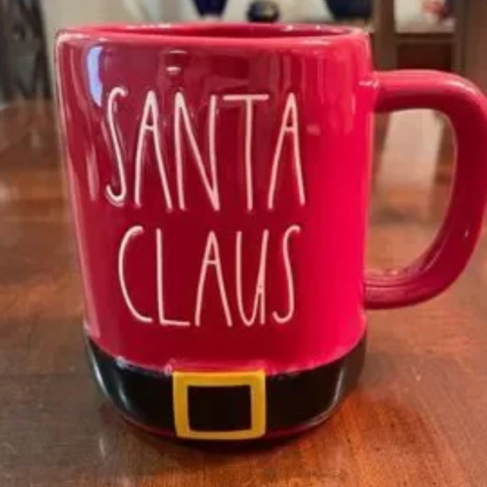 Rae Dunn Red Santa Claus Mug